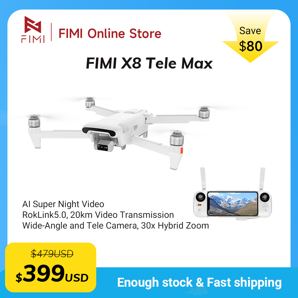 Drone Thermal Imaging - FIMI X8 Tele Max ドローン 4Kプロフェッショナル