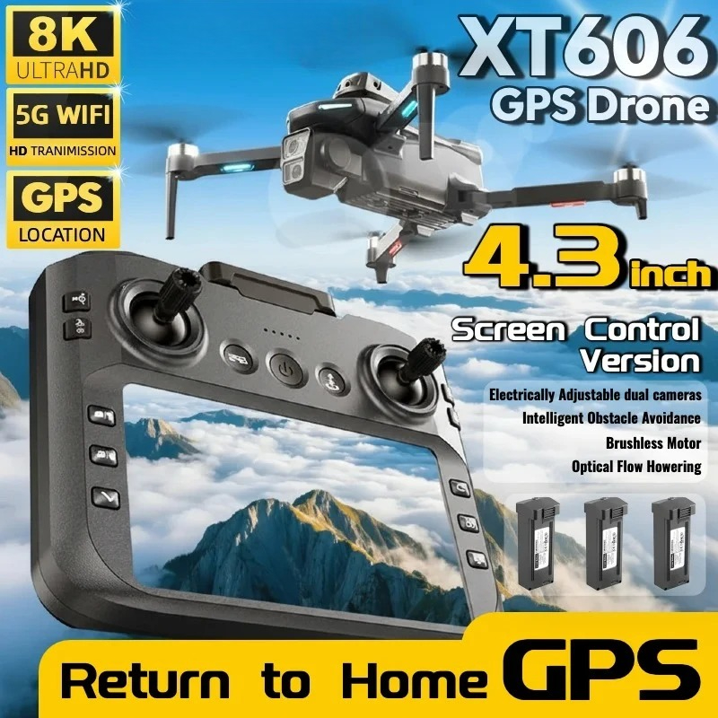 Drone Thermal Imaging - ベストディール XT606 MAX ドローン GPS 4K