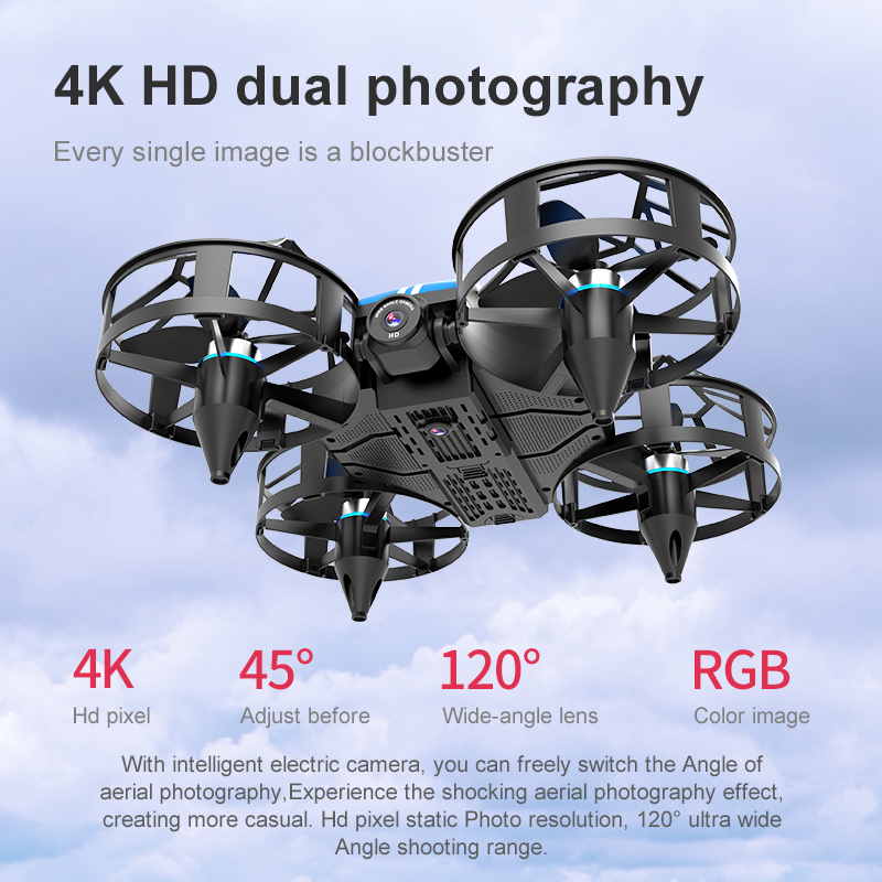 新型ミニドローン 812PRO プロ仕様 HD空撮ドローン  - Drone Cinematic のレビューと価格